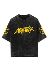 Anthrax Designed Vinatge Oversized Tee