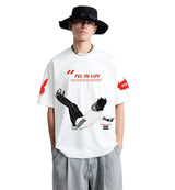 Fell In Luv Designed Oversized Tee