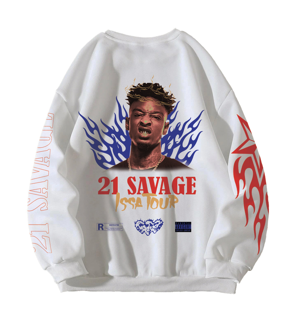Savage 21 Designed Oversized Sweatshirt