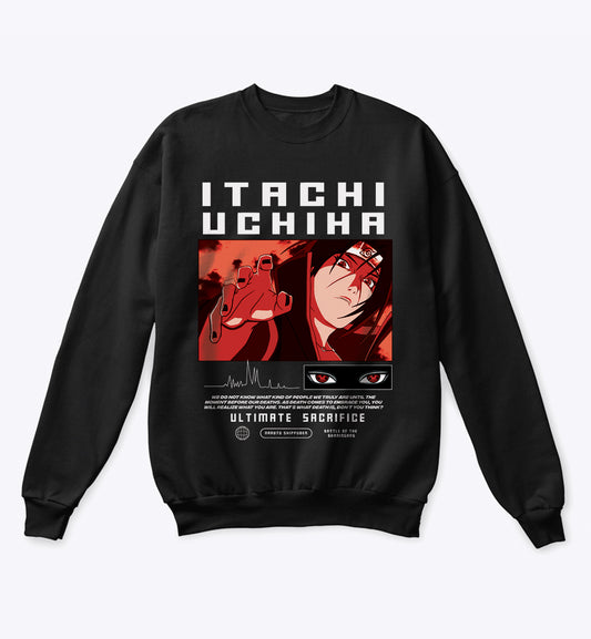 Itachi Design Sweatshirt - Lets dope