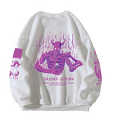 Sasuke Uchiha Designed Oversized Sweatshirt