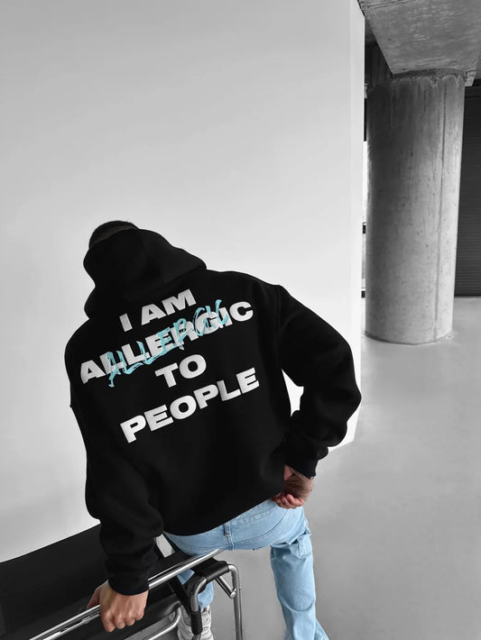 Allergic To People Hoodie