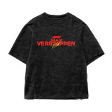 Verstappen Acid Wash Oversized Tee