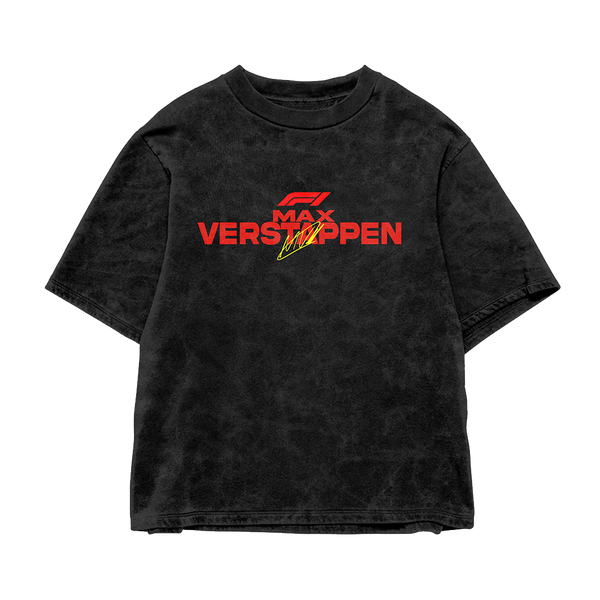 Verstappen Acid Wash Oversized Tee