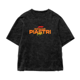 Piastri Acid Wash Oversized Tee