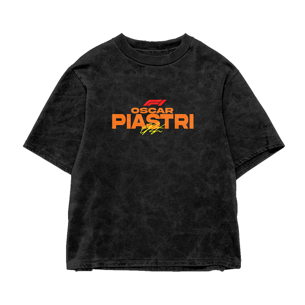 Piastri Acid Wash Oversized Tee