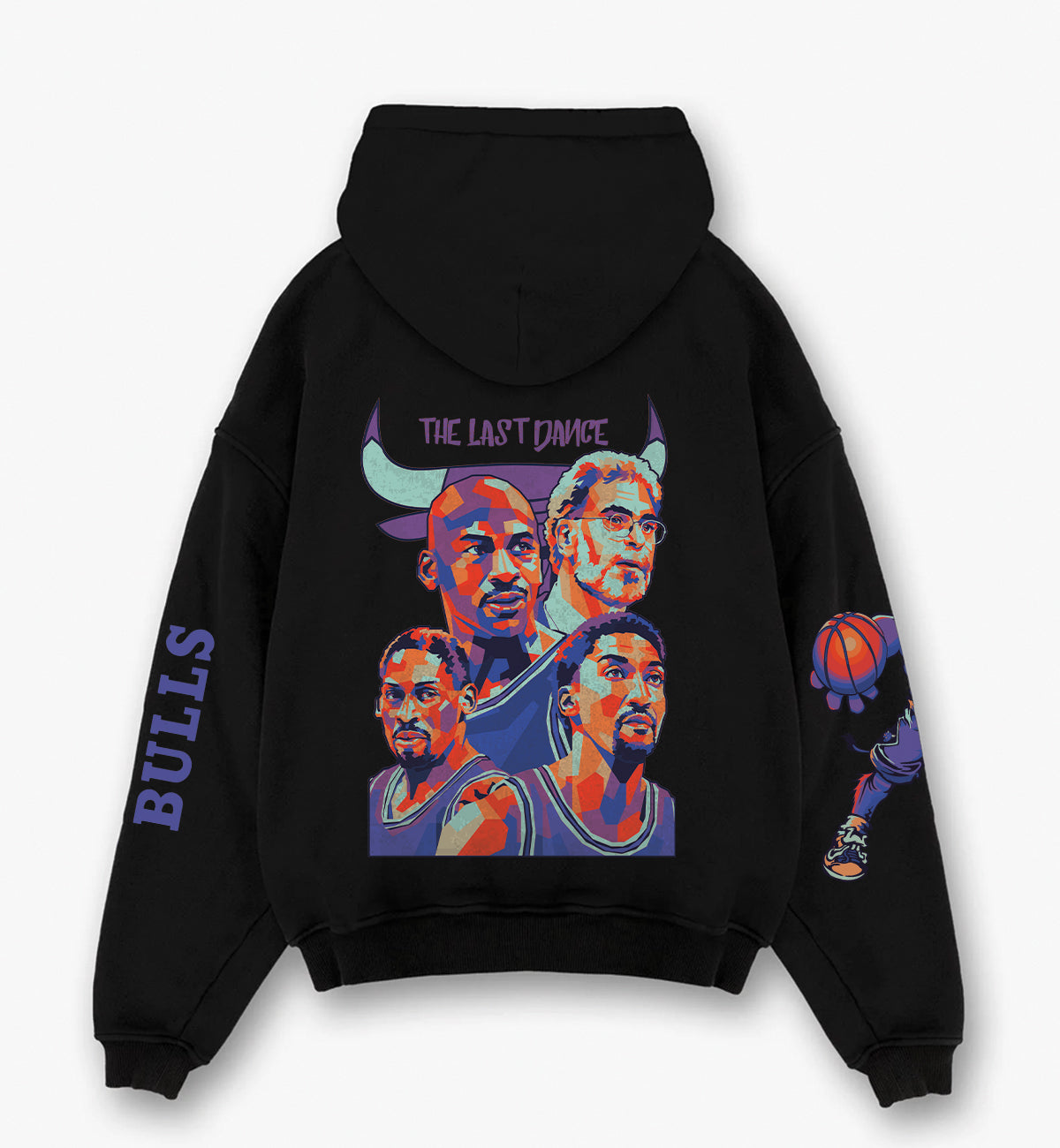 Chicago Bulls Last Dance Designed Oversized Hoodie