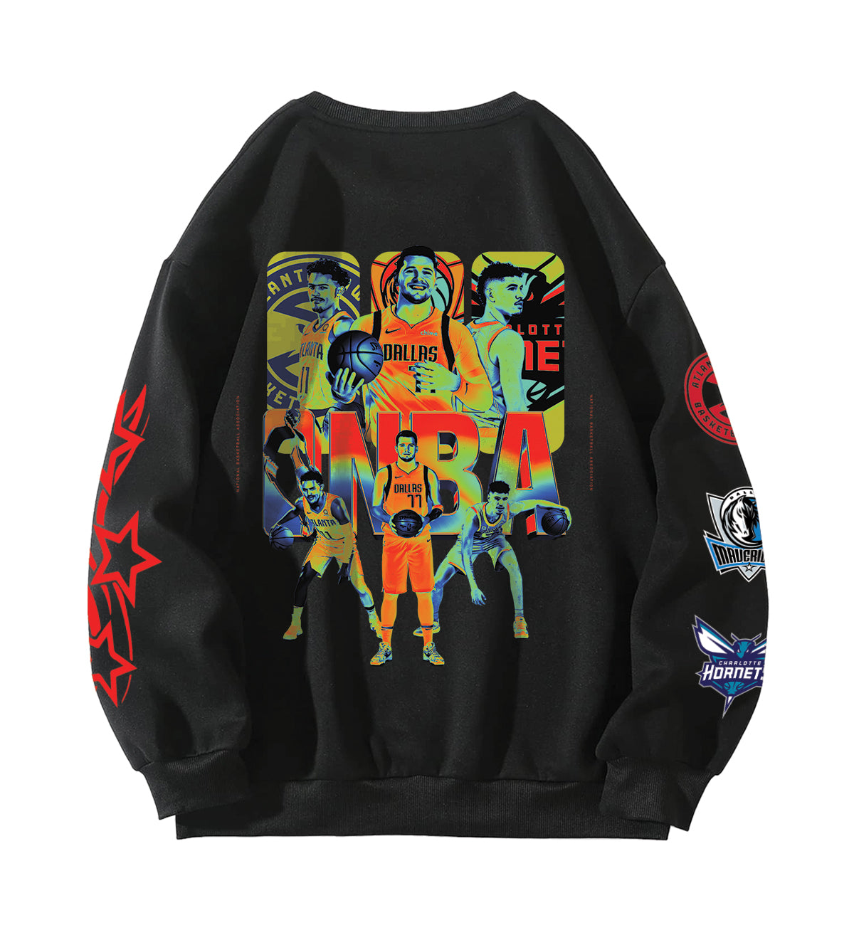 NBA Designed Oversized Sweatshirt