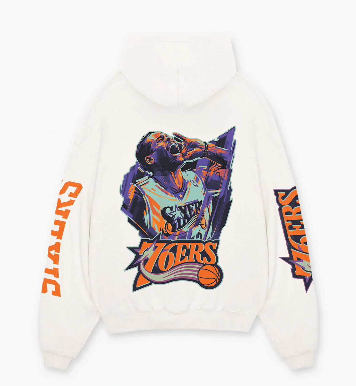 7sixers Designed Oversized Hoodie