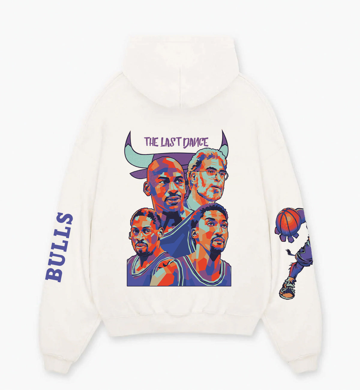 Chicago Bulls Last Dance Designed Oversized Hoodie