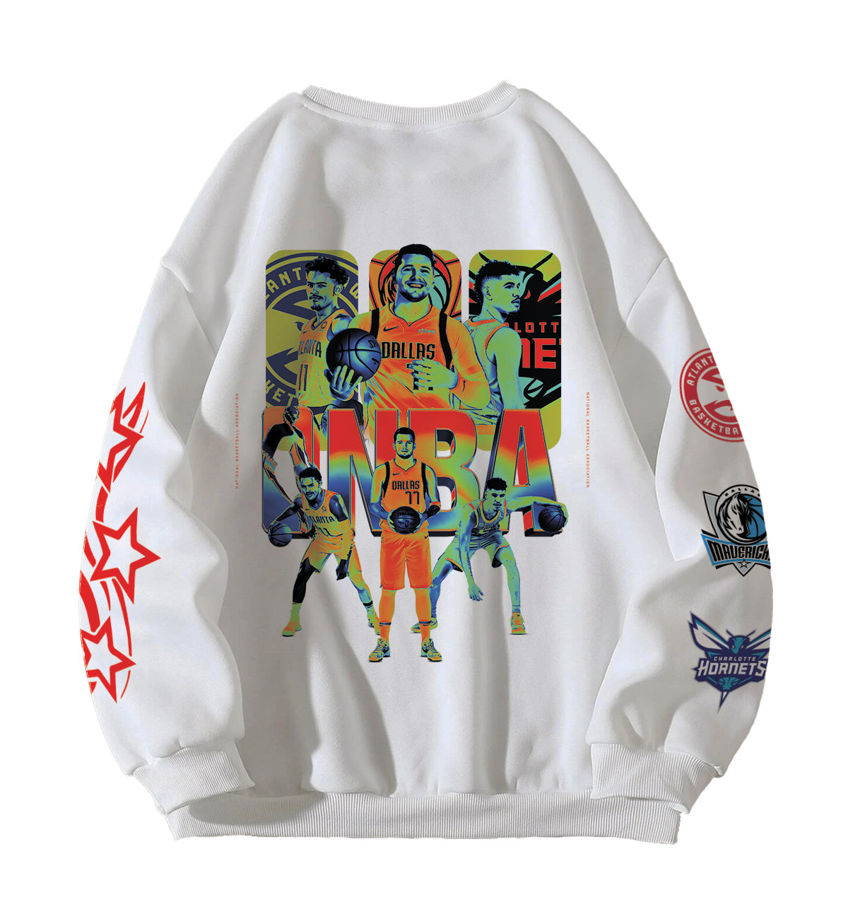 NBA Designed Oversized Sweatshirt