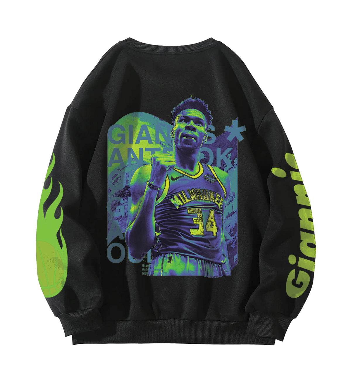 Giannis Designed Oversized Sweatshirt