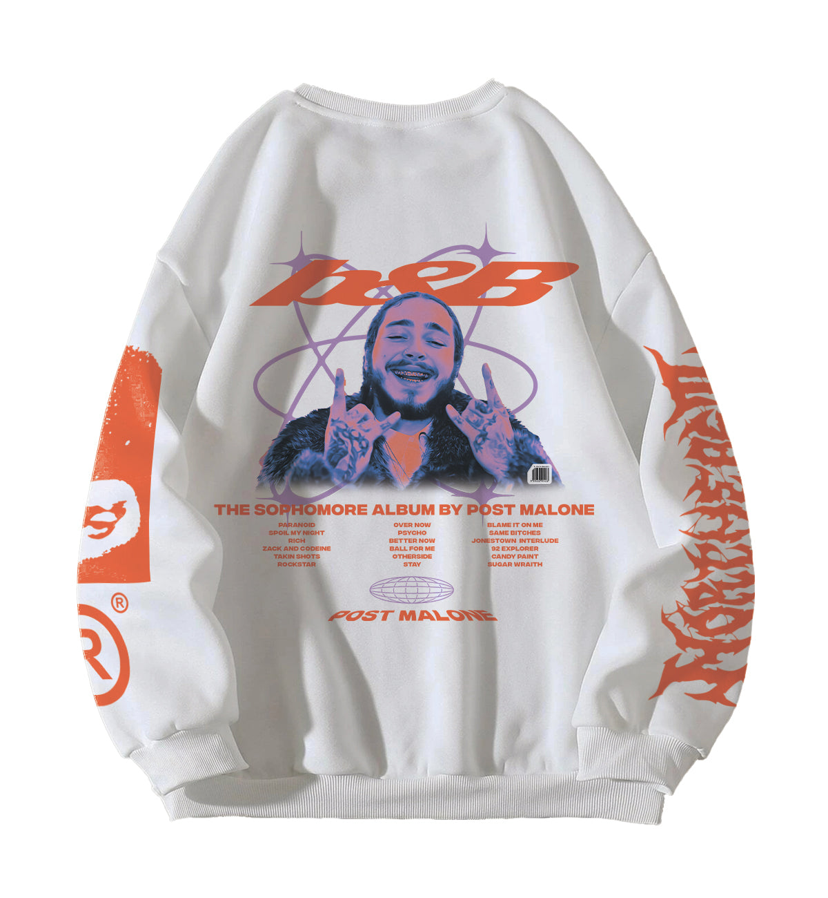 Post Malone Designed Oversized Sweatshirt