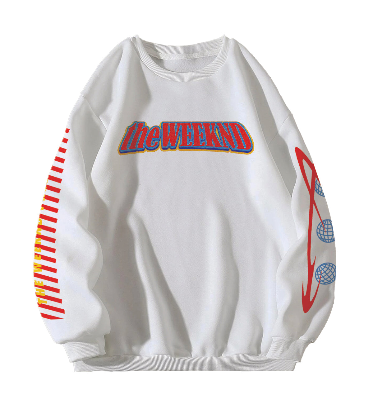 Blinding Lights Designed Oversized Sweatshirt