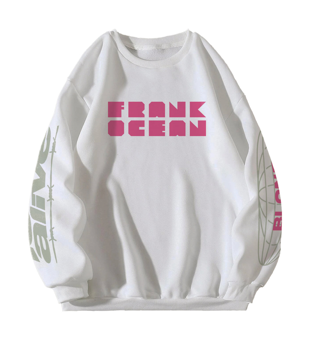 Blonde Designed Oversized Sweatshirt