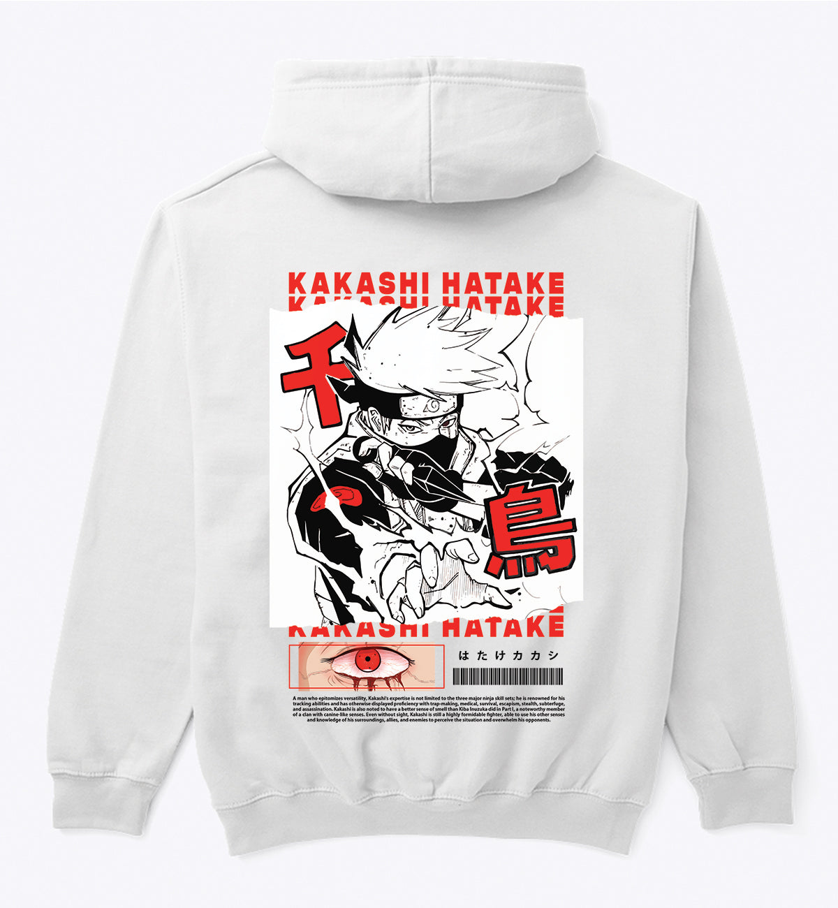 Kakashi Design Hoodie - Lets dope