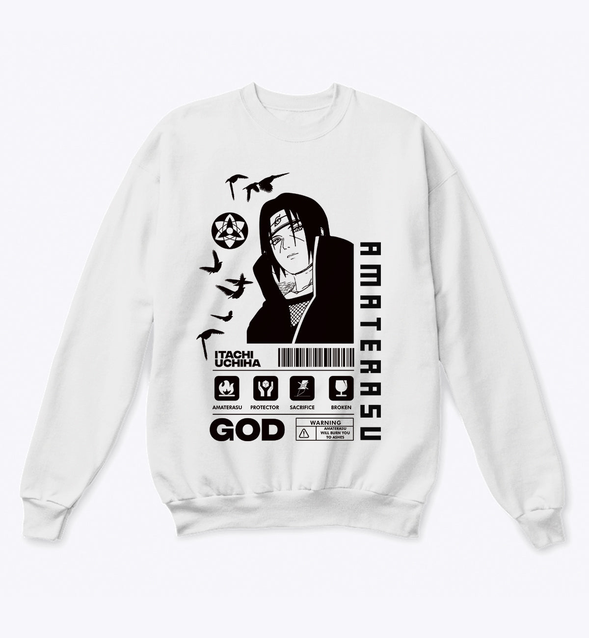 Amaterasu Itachi Designed Sweatshirt