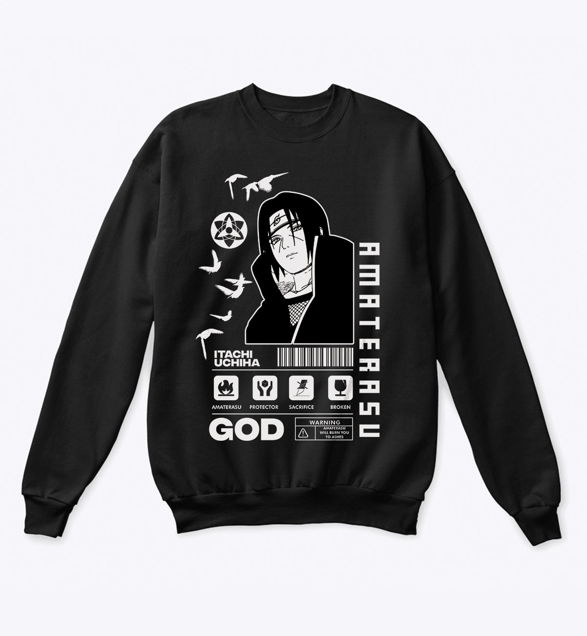 Amaterasu Itachi Designed Sweatshirt