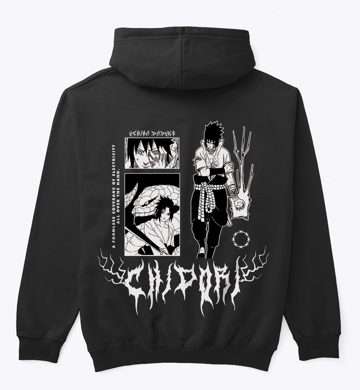 Chidori Sasuke Designed Hoodie