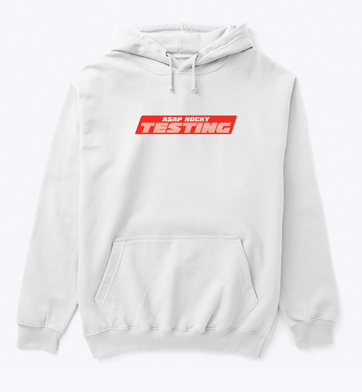 Asap rocky white hoodie sale