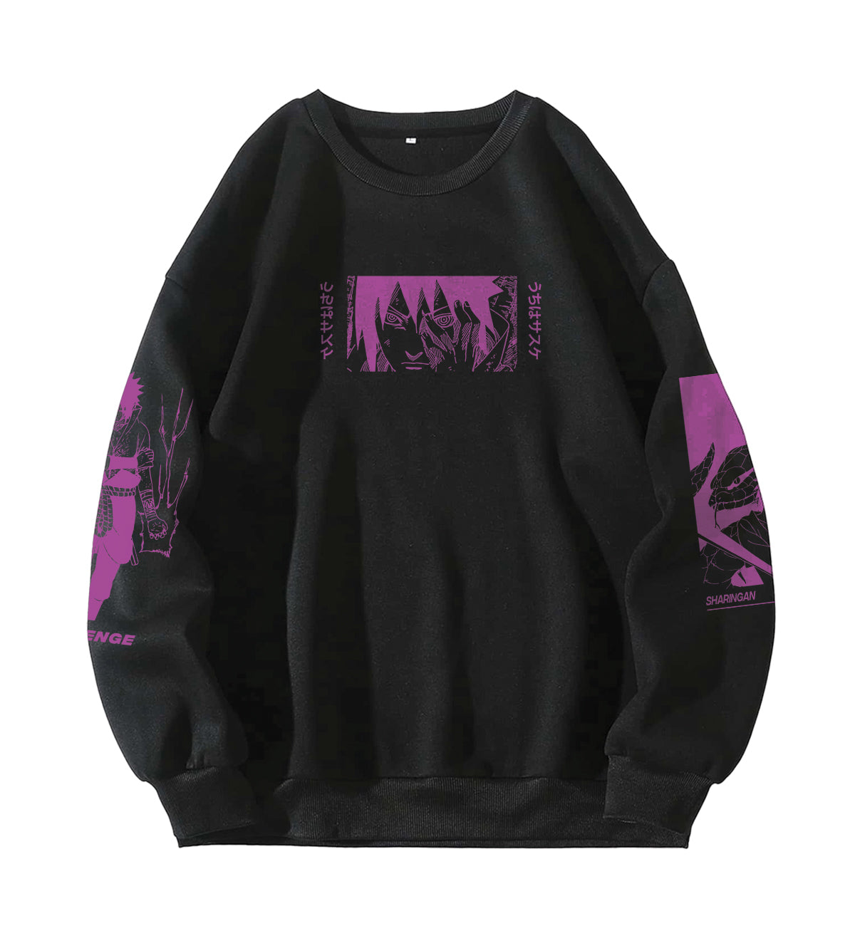 Sasuke Uchiha Designed Oversized Sweatshirt