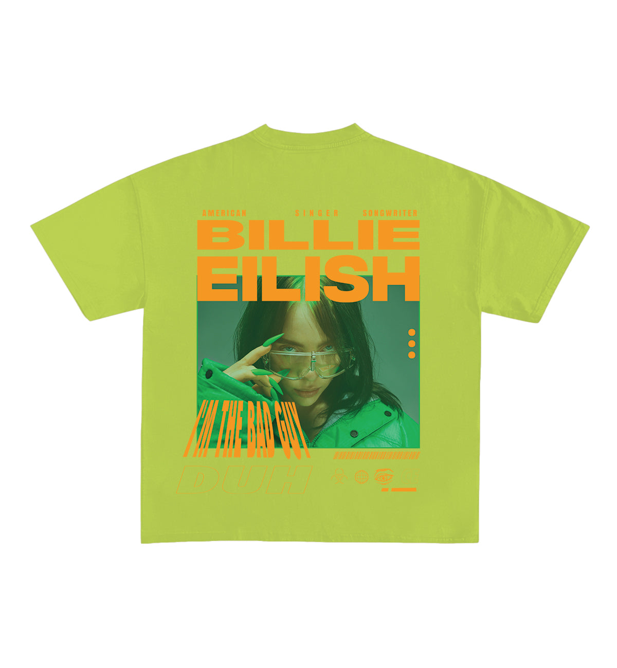 Billie Eilish Designed Oversized Tee – Lets dope